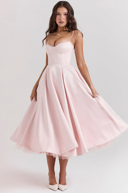 Melinda Tulle Midi Dress