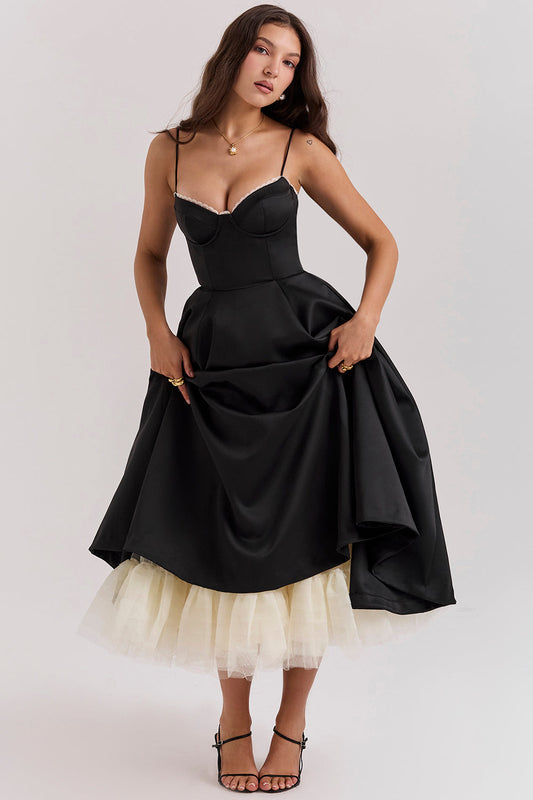 Melinda Tulle Midi Dress